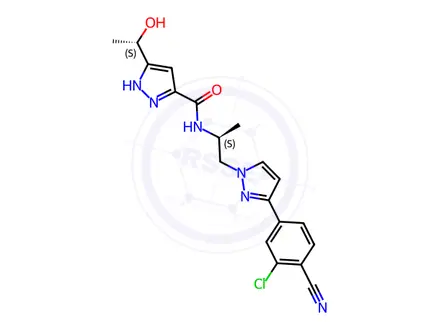 Chemical structure of S,S-Darolutamide