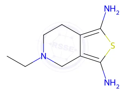 Chemical structure of N6-Ethyl-4,5,6,7-tetrahydro-2,6-benzothiazolediamine