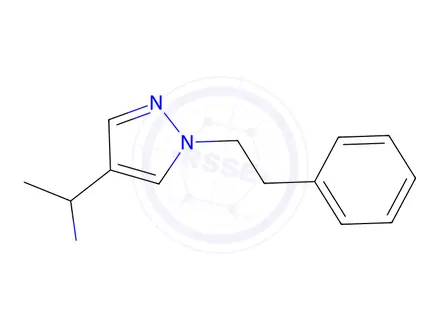 Chemical structure of 1-[1-(2-phenylethyl)-1h-pyrazol-4-yl]ethan-1-amine