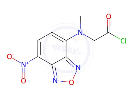 Chemical structure of 4-(N-Chloroformylmethyl-N-methylamino)-7-nitro-2,1,3-benzoxadiazole
