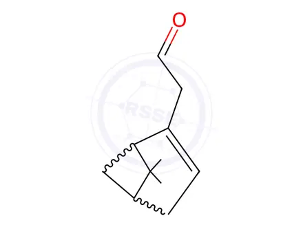 Chemical structure of alpha-Pinene-10-al