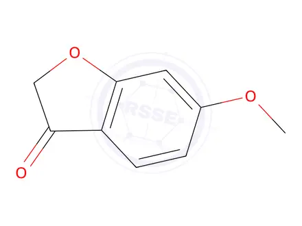 Chemical structure of 6-Methoxy-3(2H)-benzofuranone