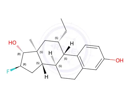 Chemical structure of Fluoroestradiol Impurity 17