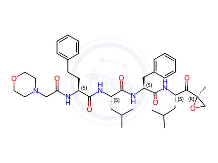 Chemical structure of Carfilzomib