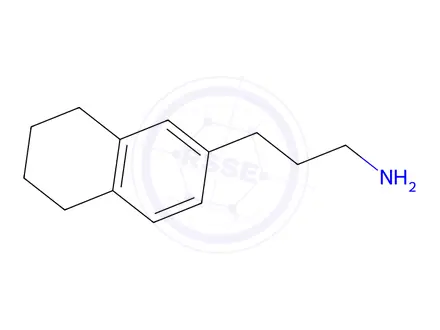 Chemical structure of 3-(5,6,7,8-tetrahydronaphthalen-2-yl)propan-1-amine