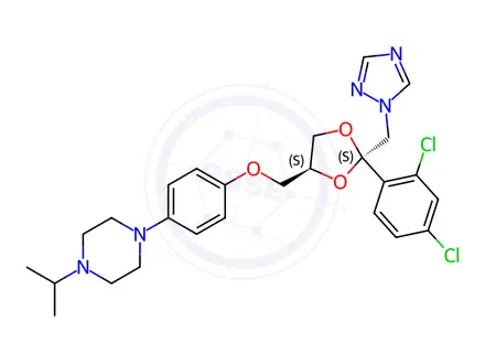 Chemical structure of Terconazole Impurity 1(Terconazole EP Impurity A)