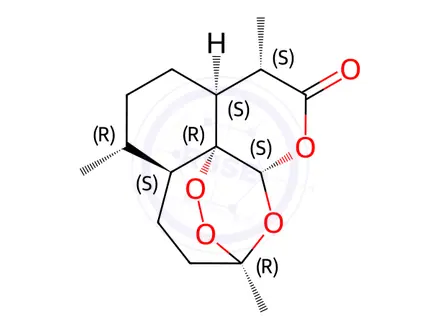 Chemical structure of 9-epi-Artemisinin