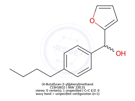 Chemical structure of (4-Butylfuran-2-yl)(phenyl)methanol