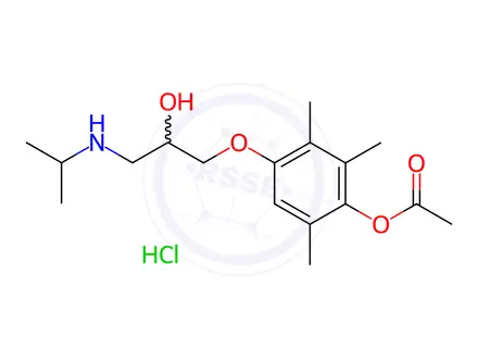 Chemical structure of Metipranolol Hydrochloride
