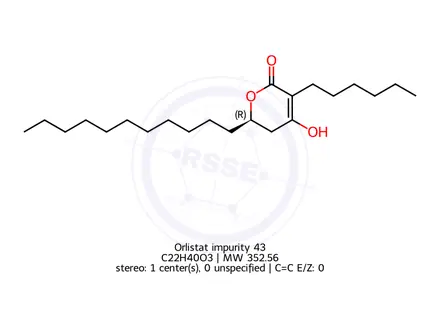 Chemical structure of Orlistat Impurity 127
