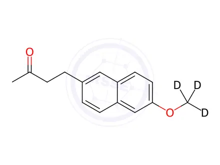 Chemical structure of Nabumetone-d3