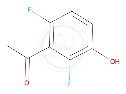 Chemical structure of 1-(2,6-Difluoro-3-hydroxyphenyl)ethan-1-one