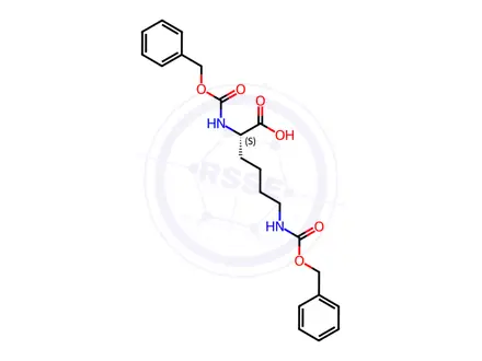 Chemical structure of N2,N6-Bis(benzyloxycarbonyl)-L-lysine