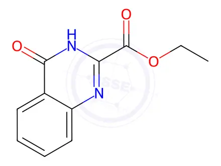 Chemical structure of Ethyl 4-Quinazolone-2-carboxylate