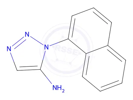 Chemical structure of 1-(Naphthalen-1-yl)-1h-1,2,3-triazol-5-amine