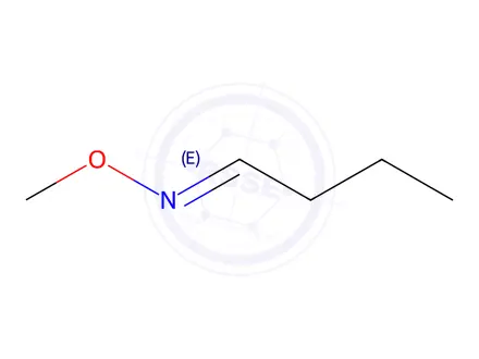 Chemical structure of Butyraldehyde O-methyl oxime