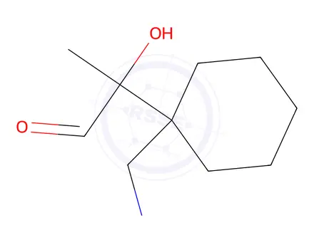 Chemical structure of 2-(1-(Aminomethyl)cyclohexyl)-2-hydroxypropanal