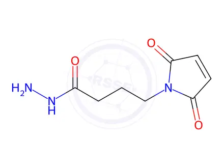 Chemical structure of 4-Maleimidobutyric acid hydrazide