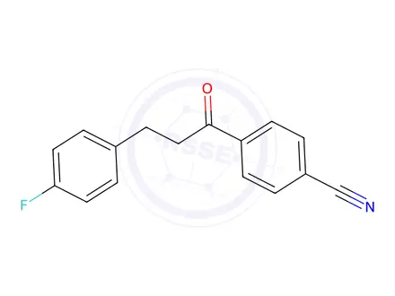 Chemical structure of 4'-CYANO-3-(4-FLUOROPHENYL)PROPIOPHENONE