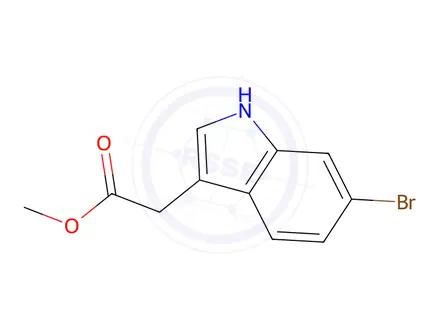 Chemical structure of 6-Bromo-1H-indole-3-acetic acid methyl ester