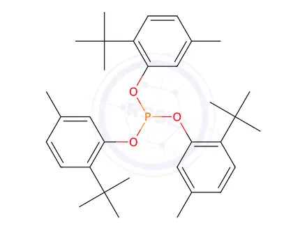 Chemical structure of tris(6-tert-butyl-m-tolyl) phosphite