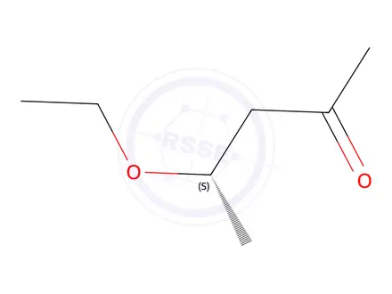 Chemical structure of 2-Pentanone, 4-ethoxy-, (S)-(9CI)