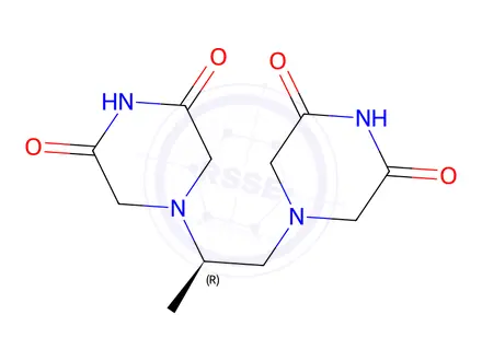 Chemical structure of (R)-4,4'-(Propane-1,2-diyl)bis(piperazine-2,6-dione)