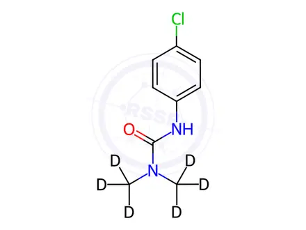 Chemical structure of Monuron-[D6]