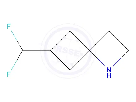 Chemical structure of 6-(Difluoromethyl)-1-azaspiro[3.3]heptane