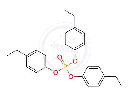 Chemical structure of tris(4-ethylphenyl) phosphate