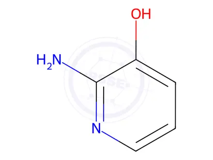 Chemical structure of 2-Amino-3-hydroxypyridine