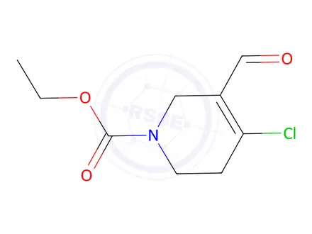 Chemical structure of Ethyl 4-chloro-5-formyl-3,6-dihydropyridine-1(2H)-carboxylate