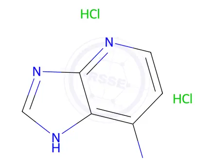 Chemical structure of 3H-Imidazo[4,5-b]pyridin-7-amine dihydrochloride