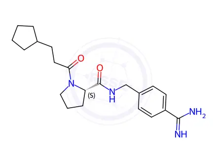 Chemical structure of Melagatran Impurity 247