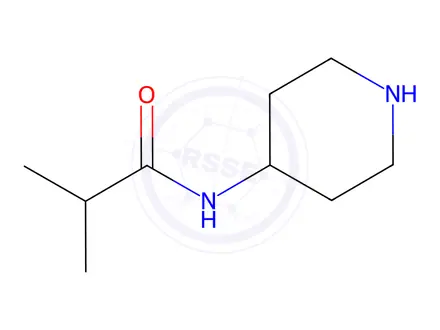 Chemical structure of N-(piperidin-4-yl)isobutyramide