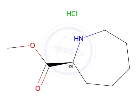 Chemical structure of methyl (S)-azepane-2-carboxylate hydrochloride