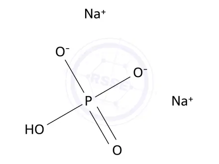 Chemical structure of Citric Acid - Disodium Hydrogen Phosphate Buffer Solution