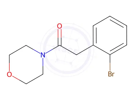 Chemical structure of 2-(2-Bromophenyl)-1-morpholinoethanone