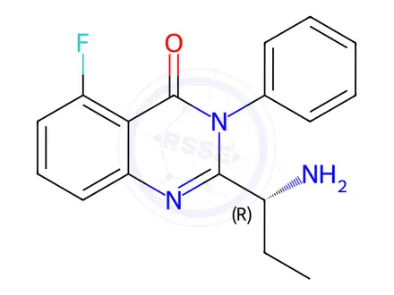 Chemical structure of Idelalisib Impurity 10
