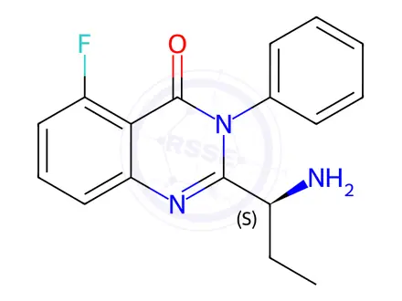 Chemical structure of Idelalisib Impurity 1