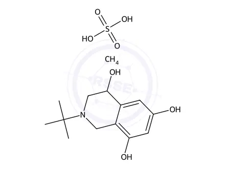 Chemical structure of Terbutaline Impurity B Hemisulphate
