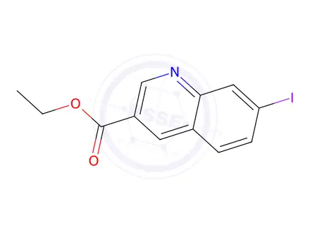 Chemical structure of Ethyl 7-iodoquinoline-3-carboxylate