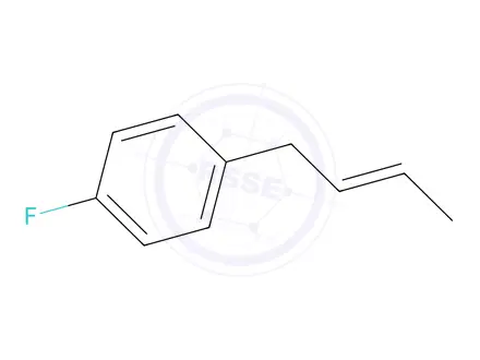 Chemical structure of 1-[(2E)-2-Buten-1-Yl]-4-Fluorobenzene