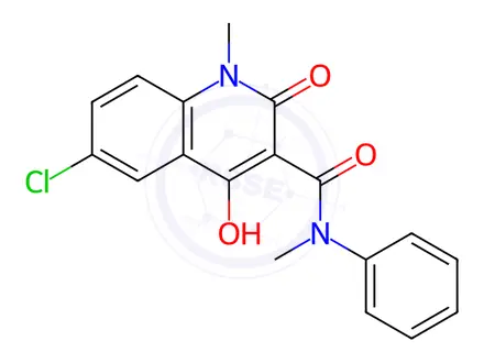 Chemical structure of Laquinimod Impurity 23