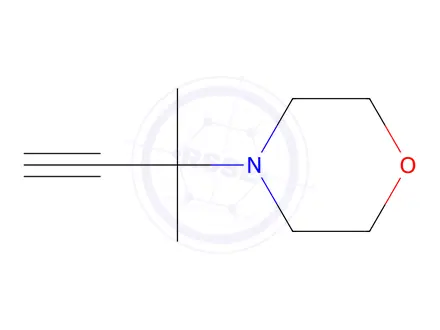 Chemical structure of 4-(1,1-Dimethylprop-2-ynyl)morpholine