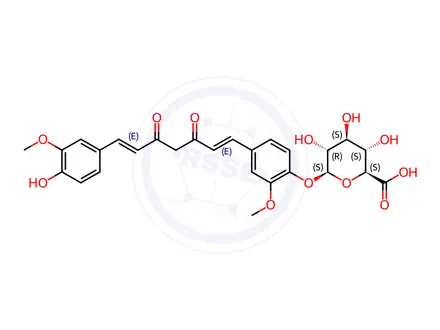 Chemical structure of Curcumin Impurity 7