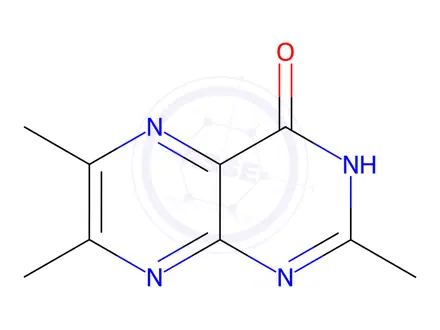 Chemical structure of 2,6,7-Trimethyl-4(3H)-pteridinone