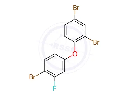 Chemical structure of 3'-Fluoro-2,4,4'-tribromodiphenyl ether