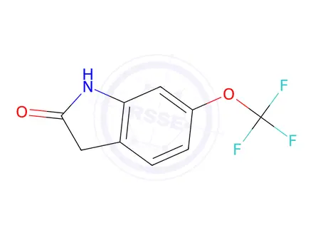 Chemical structure of 6-(Trifluoromethoxy)indolin-2-one