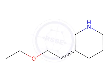 Chemical structure of 3-(2-Ethoxyethyl)piperidine